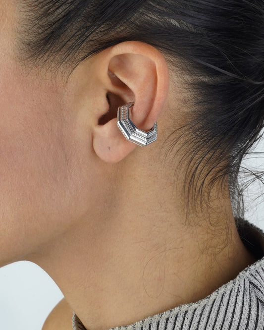 Octa Kıkırdak Küpesi 925 Ayar Gümüş 02