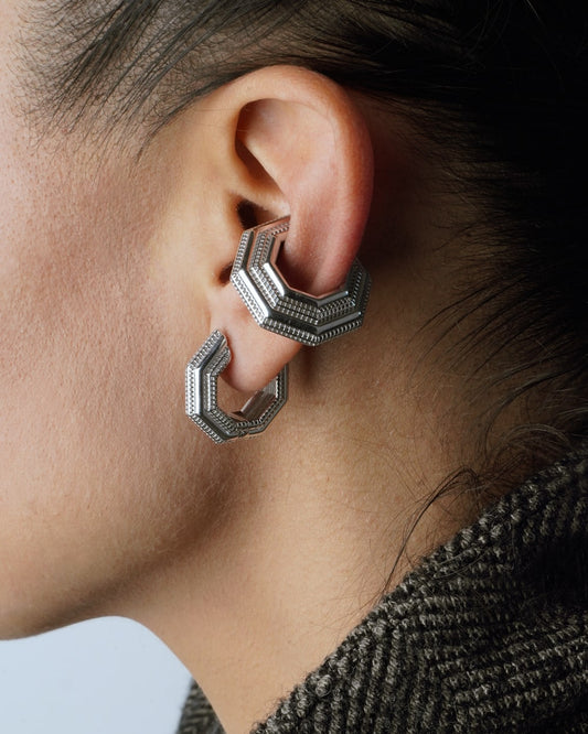 Octavia Kıkırdak küpesi 925 Ayar Gümüş 02