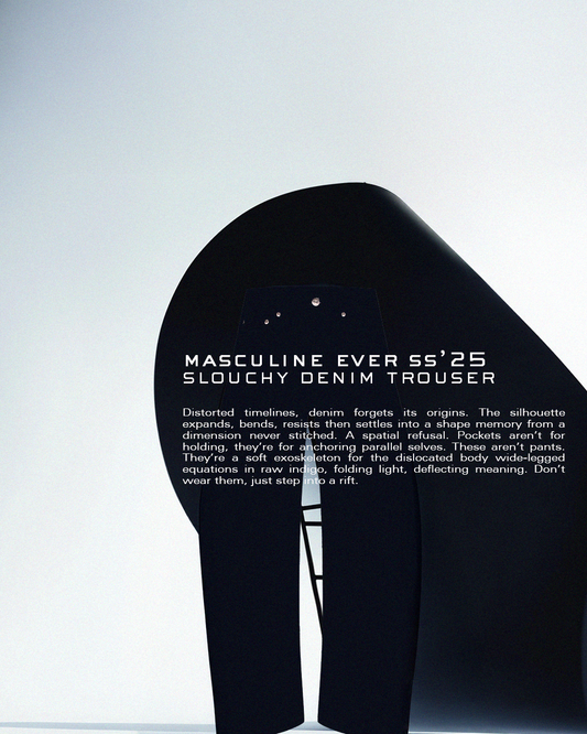 KNTLGY Slouchy Beyb Navy Denim Pantolon