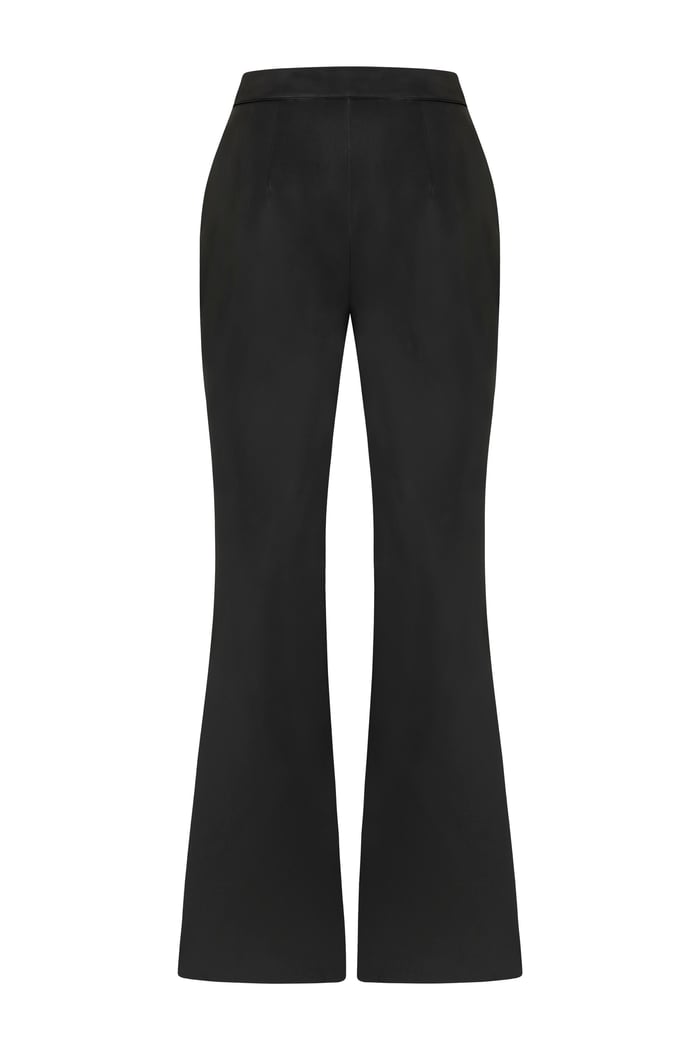 FTL Sophie Flare Vegan Deri Pantolon