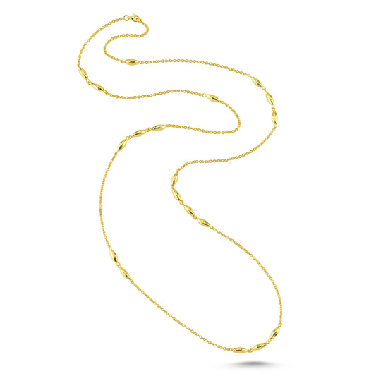 M Pomegranate Seeds Wrap Chain Kolye