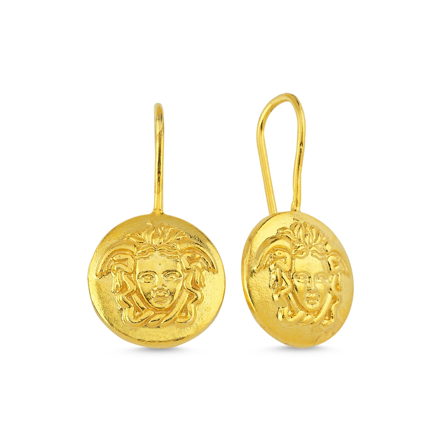 M Medusa Hoop Küpe