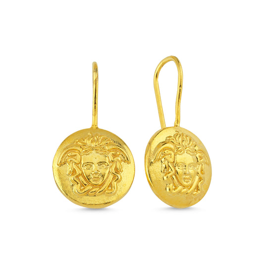 M Medusa Hoop Küpe
