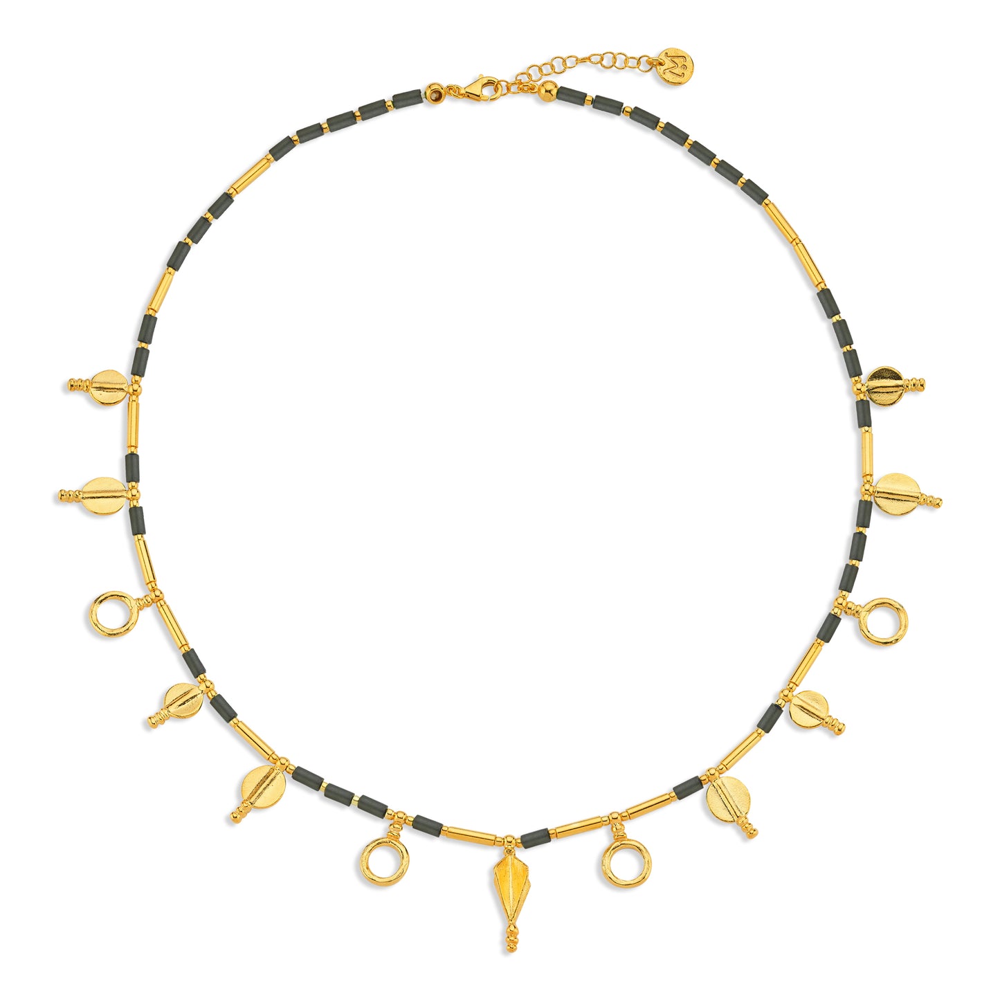 M Hematite Jasper Queen Of Troy Kolye