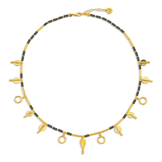 M Hematite Jasper Queen Of Troy Kolye