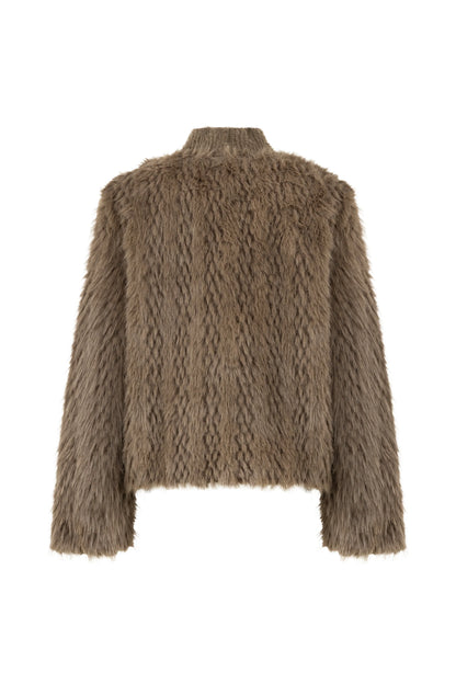 STD Rosena Kahverengi Kürk Ceket