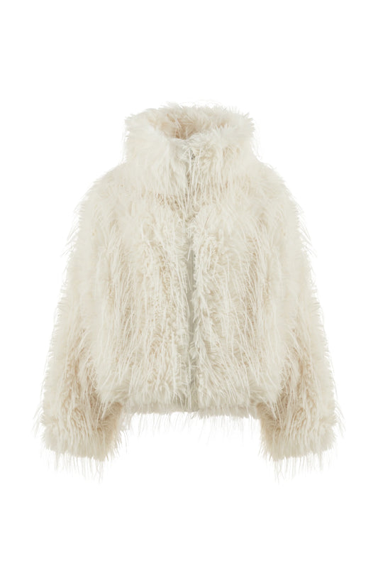 STD Cleo Ekru Kürk Mont