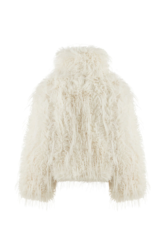 STD Cleo Ekru Kürk Mont