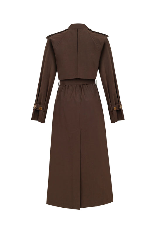 STD Berry Trench Coat