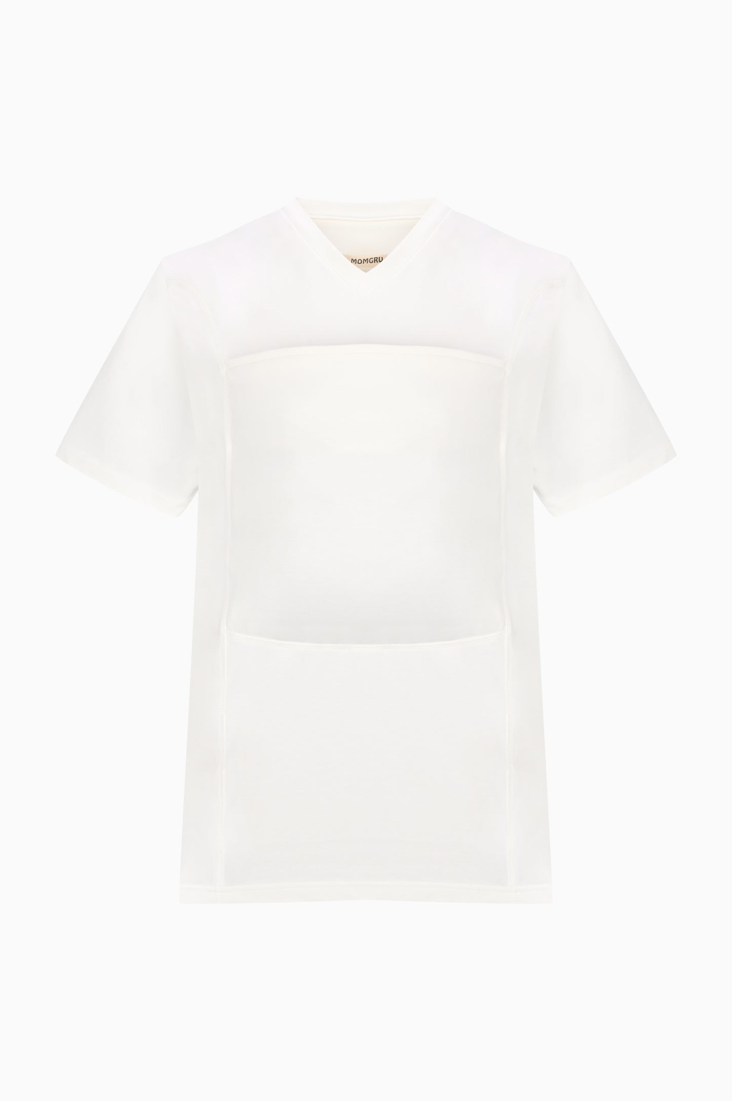 MG Baby Carry Beyaz Oversize Tee