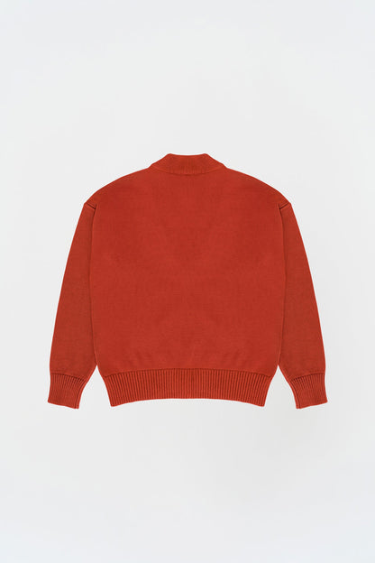 KNST Nakışlı Mercan Hırka