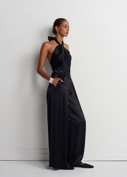 AC Jill Saten Siyah Top
