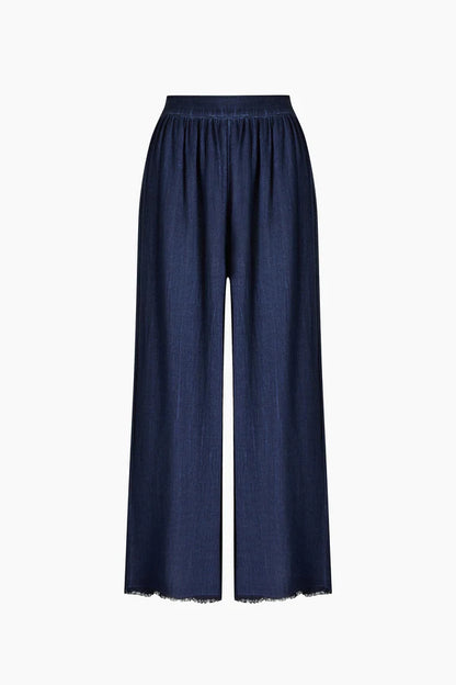 İK Keten Navy Pantolon
