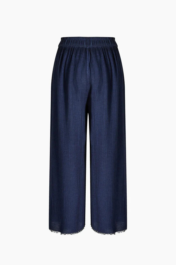 İK Keten Navy Pantolon