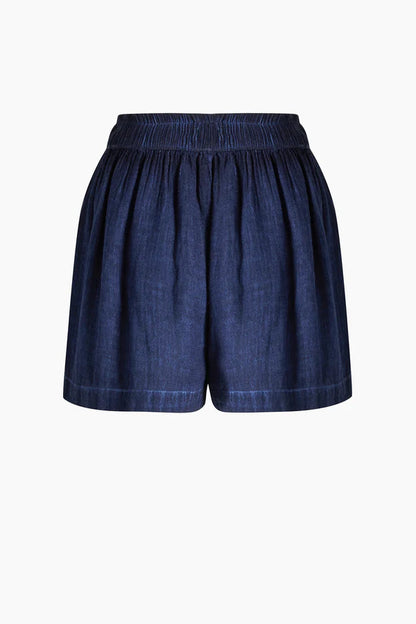 İK Keten Navy Şort