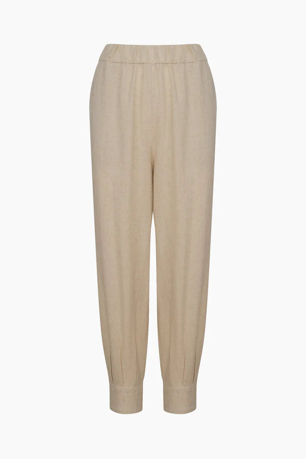 İK Naturel Keten Slouchy Pantolon
