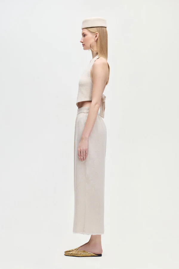 İK Keten Naturel Pantolon