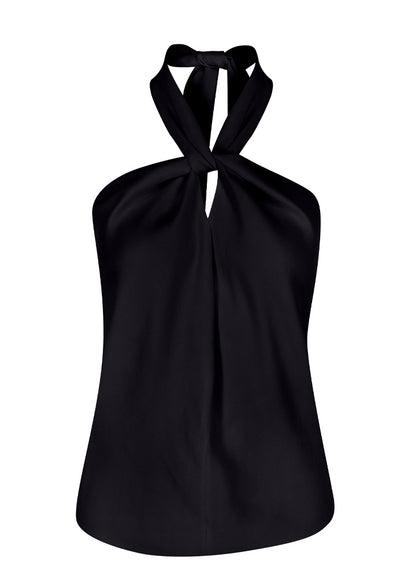 AC Jill Saten Siyah Top