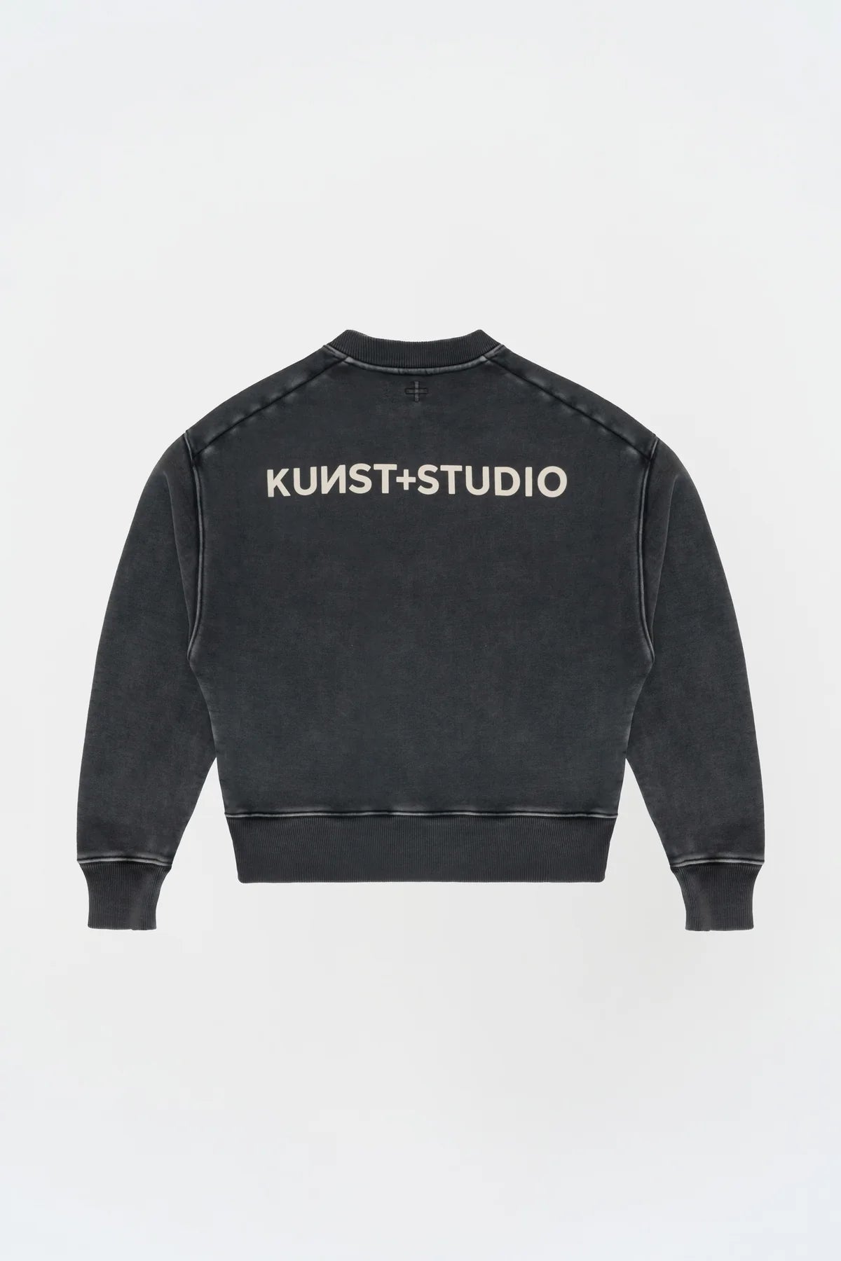 KNST Yıkanmış Gri Oversize Sweatshirt