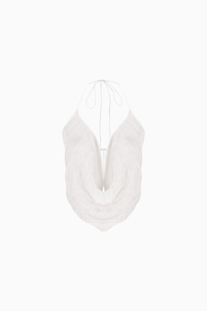KNTLGY Nocturnal Strappy Beyaz Bluz