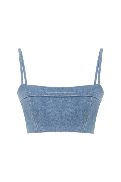STD Raw Denim Bralet