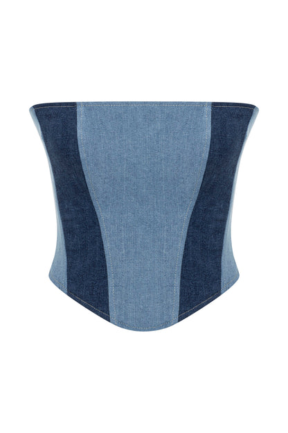 STD Rio Denim Korse Top