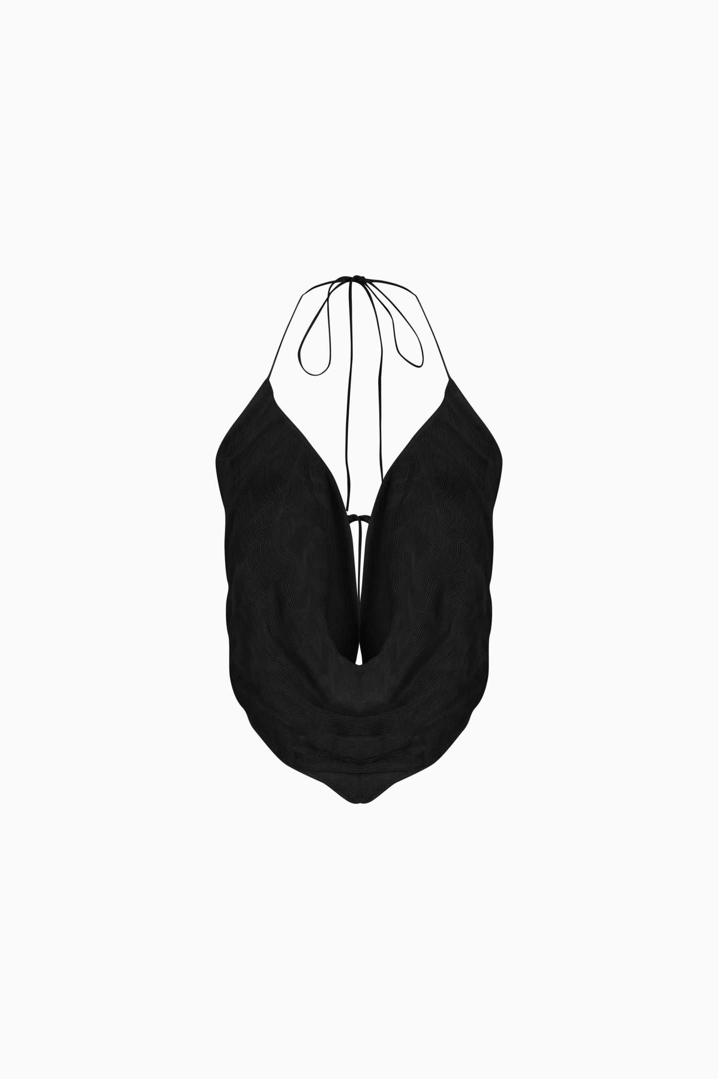 KNTLGY Nocturnal Strappy Siyah Bluz
