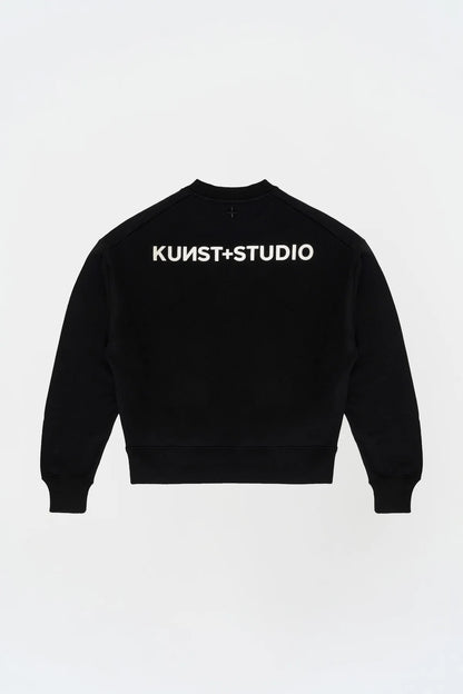 KNST Siyah Oversize Sweatshirt