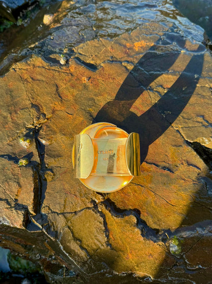 L Acrux Gold Cuff Bracelet