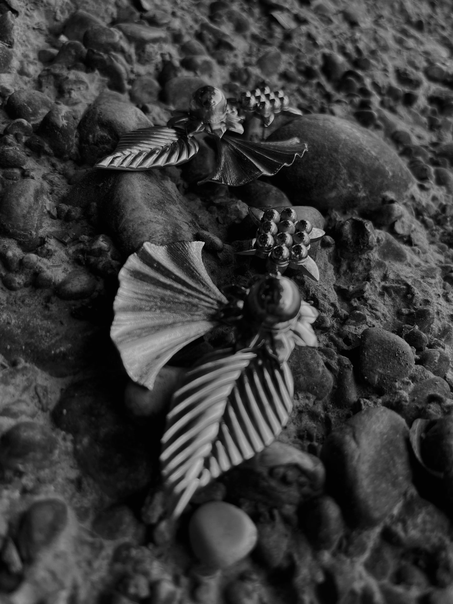 L Ivy Silver Earrings