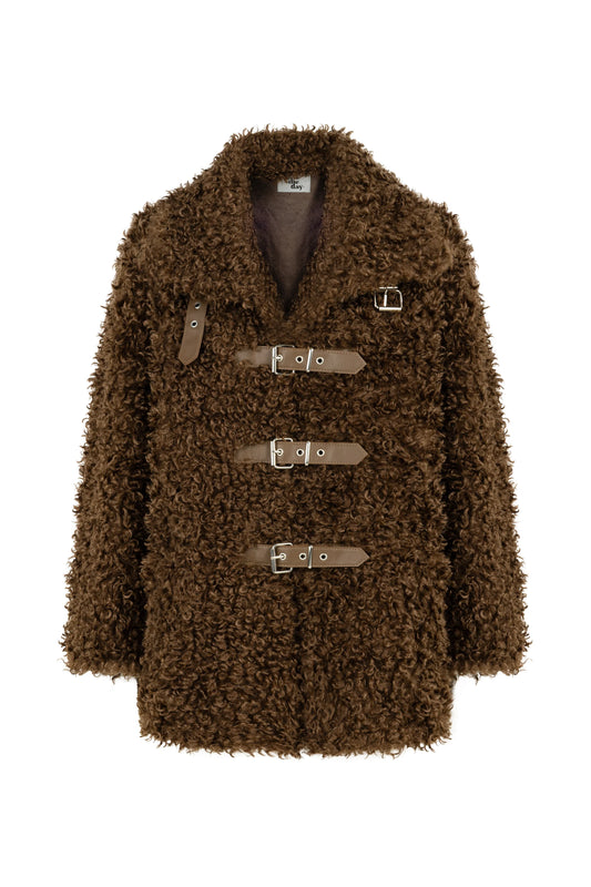 STD Delphin Kemerli Kahverengi Kaban