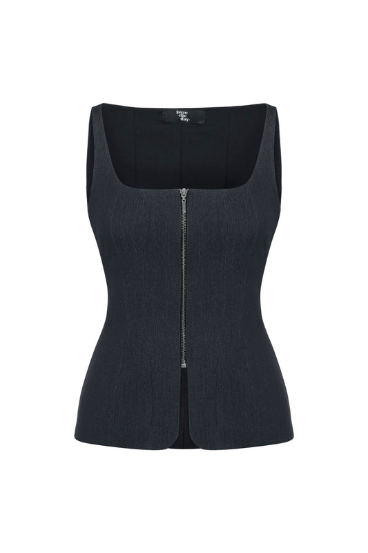 STD Lizy Antrasit Top