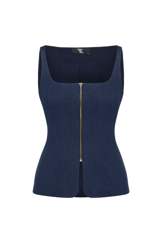 STD Lizy Lacivert Top