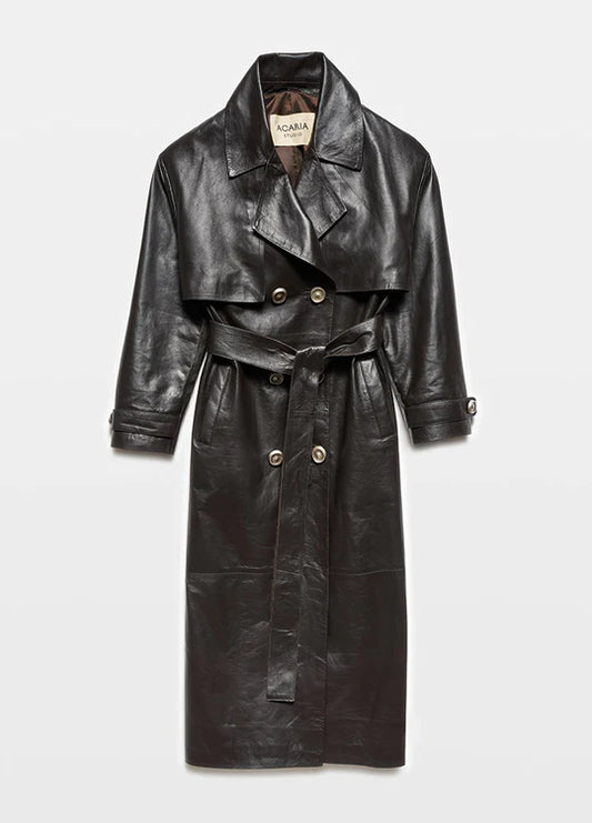 AC Night Journey Deri Trençkot