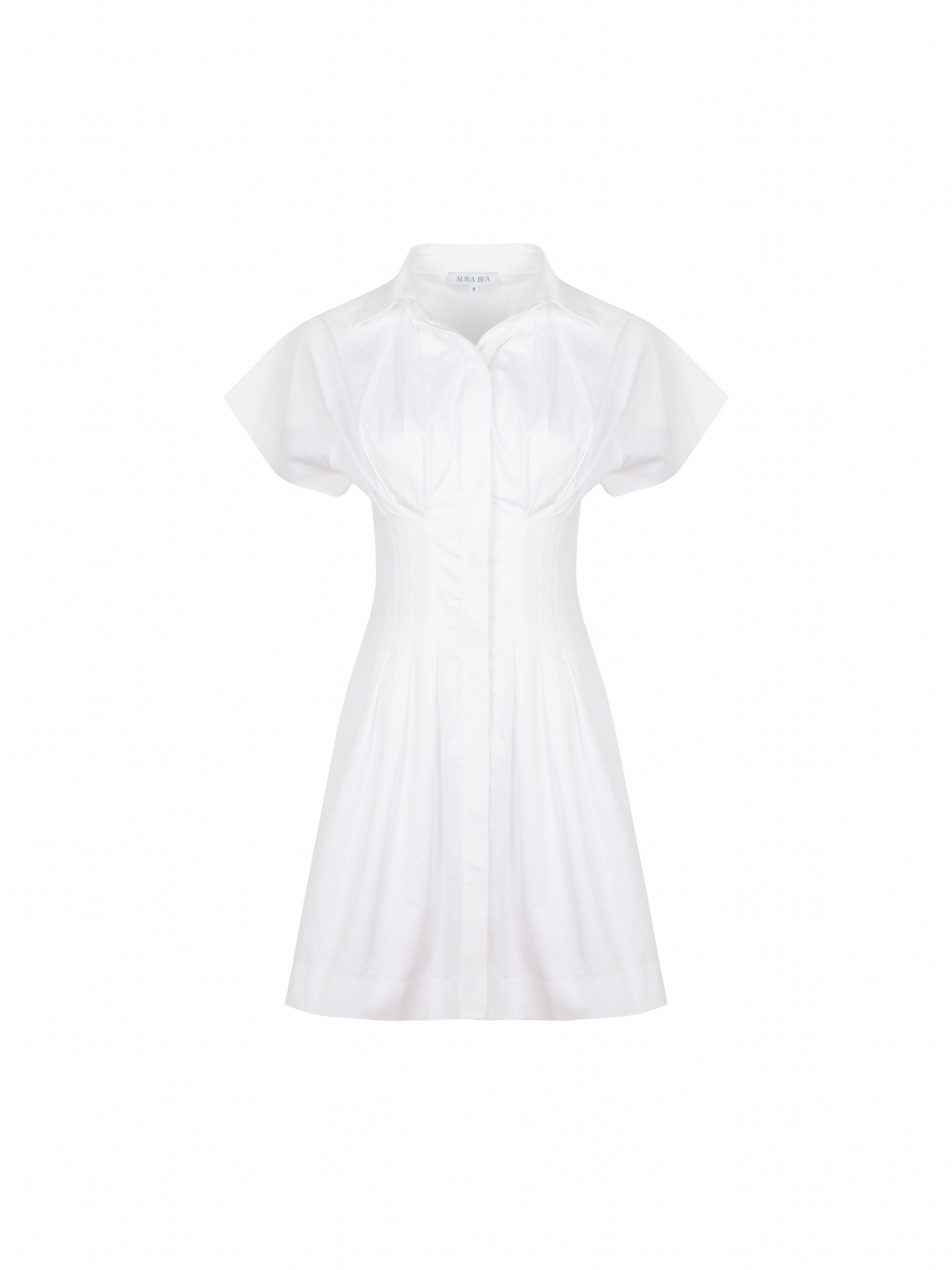 AB Poplin Mini Beyaz Elbise