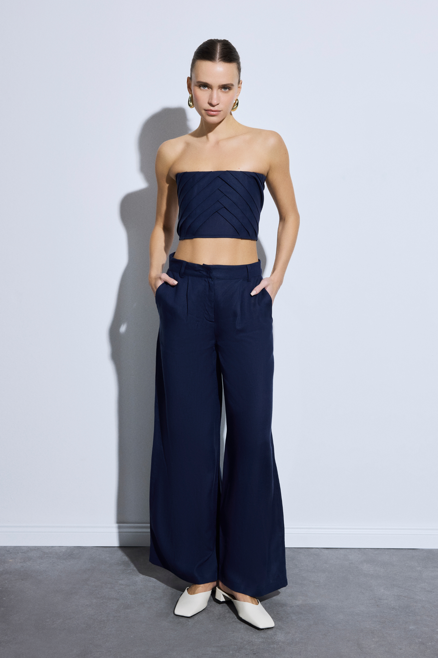AB Keten Crop Top
