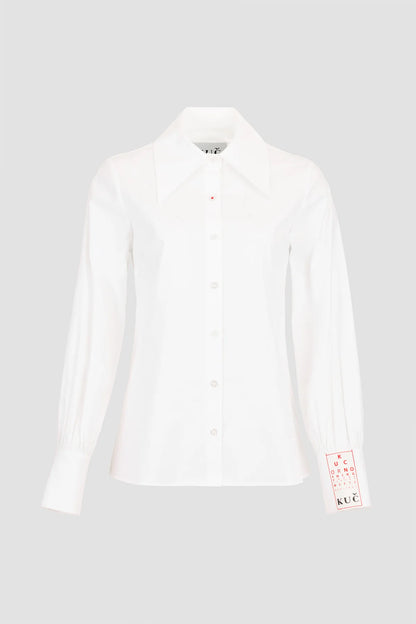 Kč Zora Beyaz Gömlek