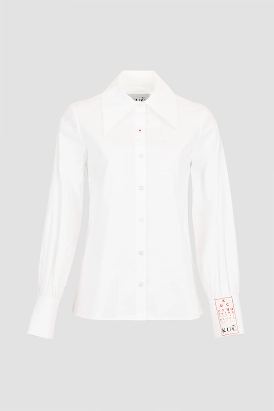 Kč Zora Beyaz Gömlek