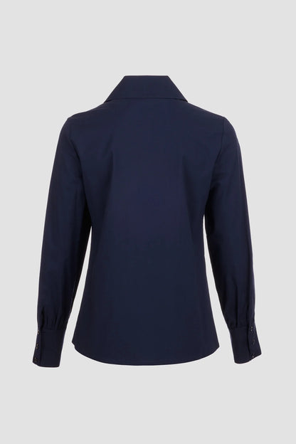 Kč Zora Lacivert Gömlek