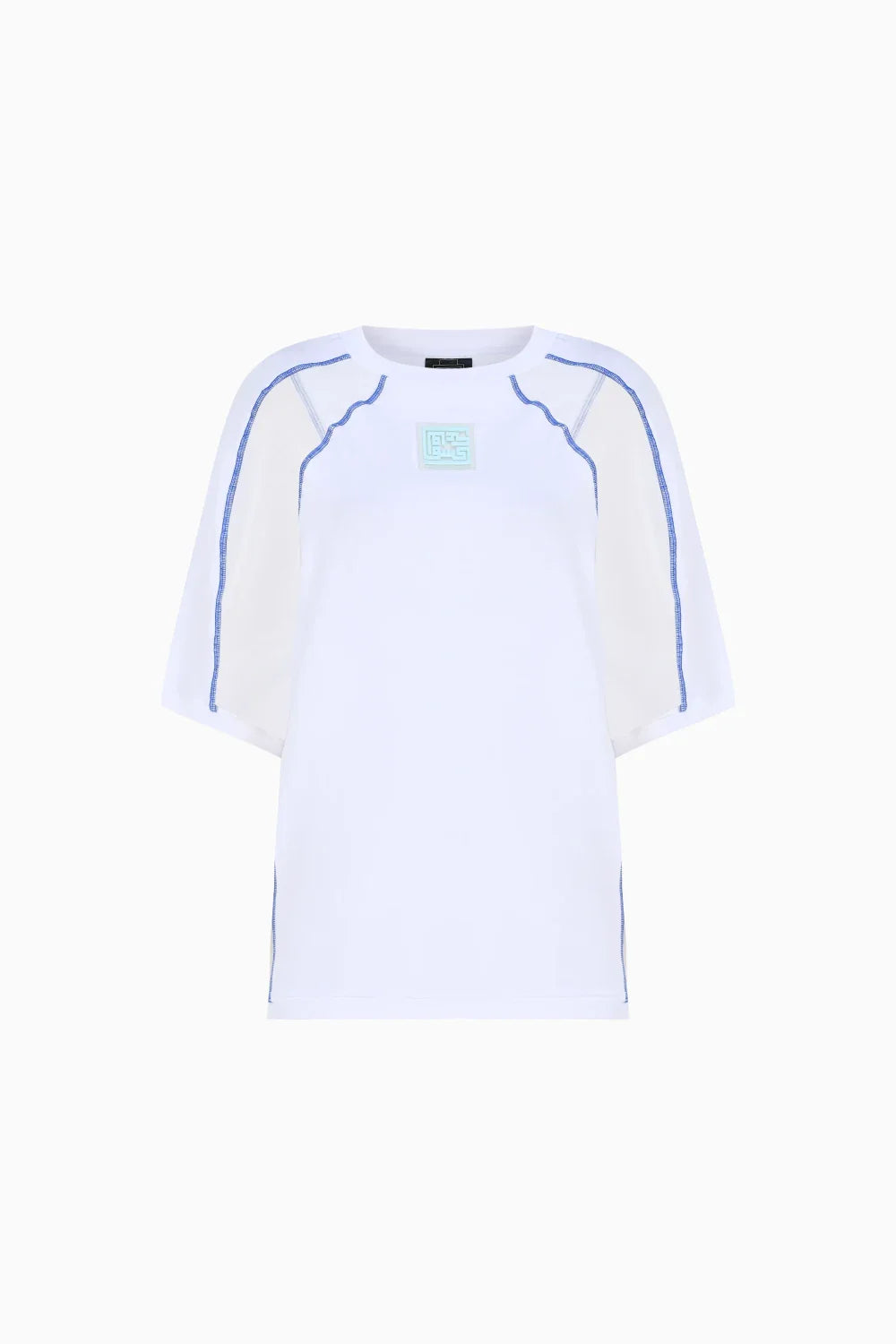 KNTLGY Dekolteli Beyaz T-Shirt