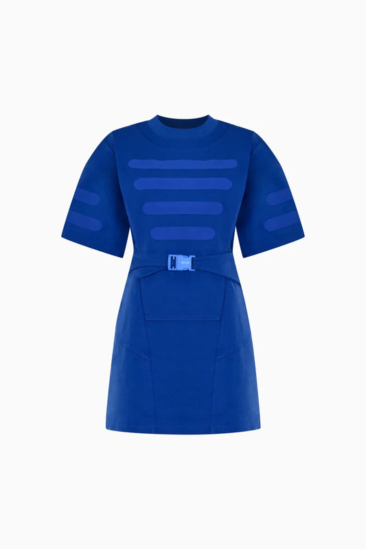 KNTLGY Mavi Sweatshirt Elbise