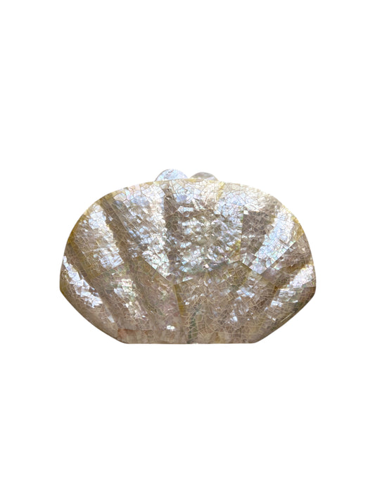 LY Oyster Beyaz İnci Çanta
