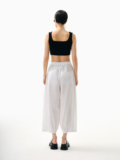 KNTLGY Crooked Triko Crop Top