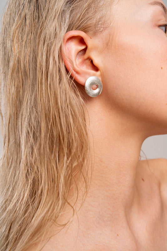 L Acrux Silver Earrings