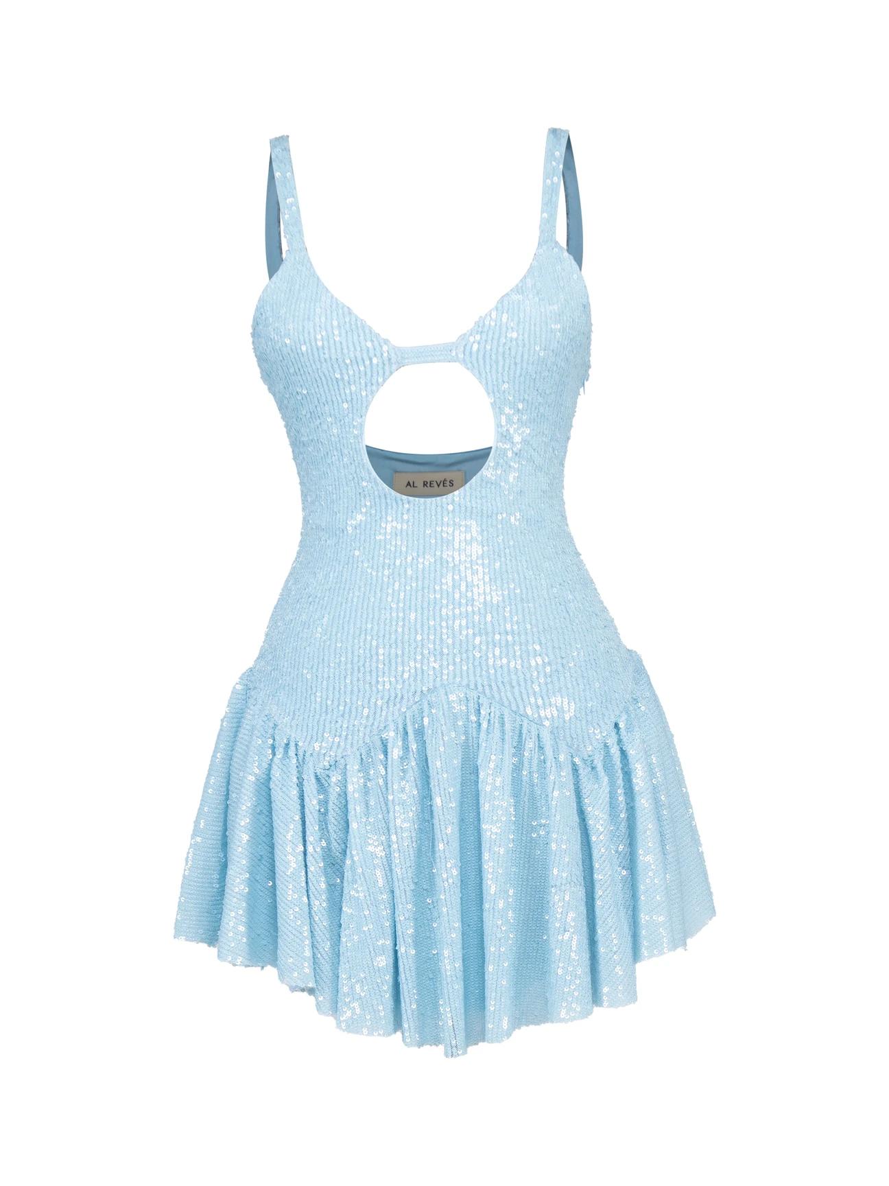 AR Cecilia Sequin Mini Elbise