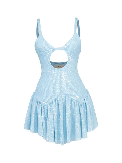 AR Cecilia Sequin Mini Elbise