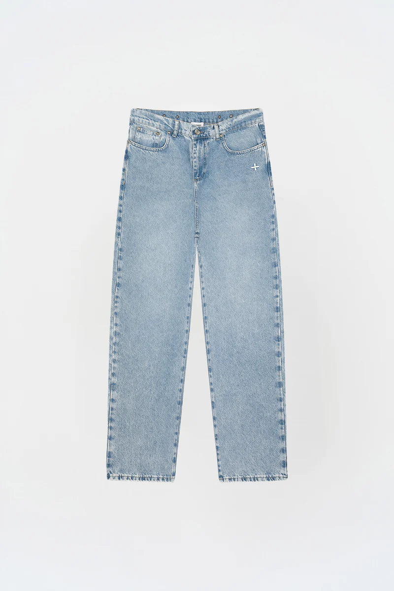 KNST Açık Mavi Straight Fit Jean