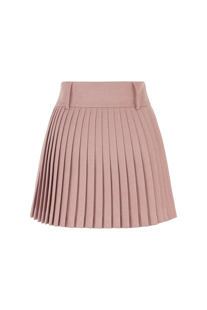 FTL Cleo  Açık Pembe Pileli Etek