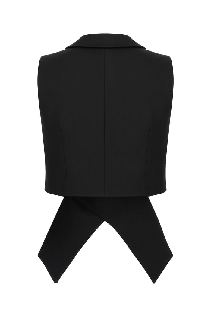 FTL Karla Siyah Yelek