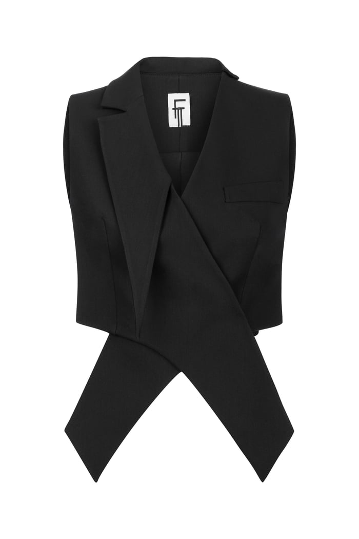 FTL Karla Siyah Yelek